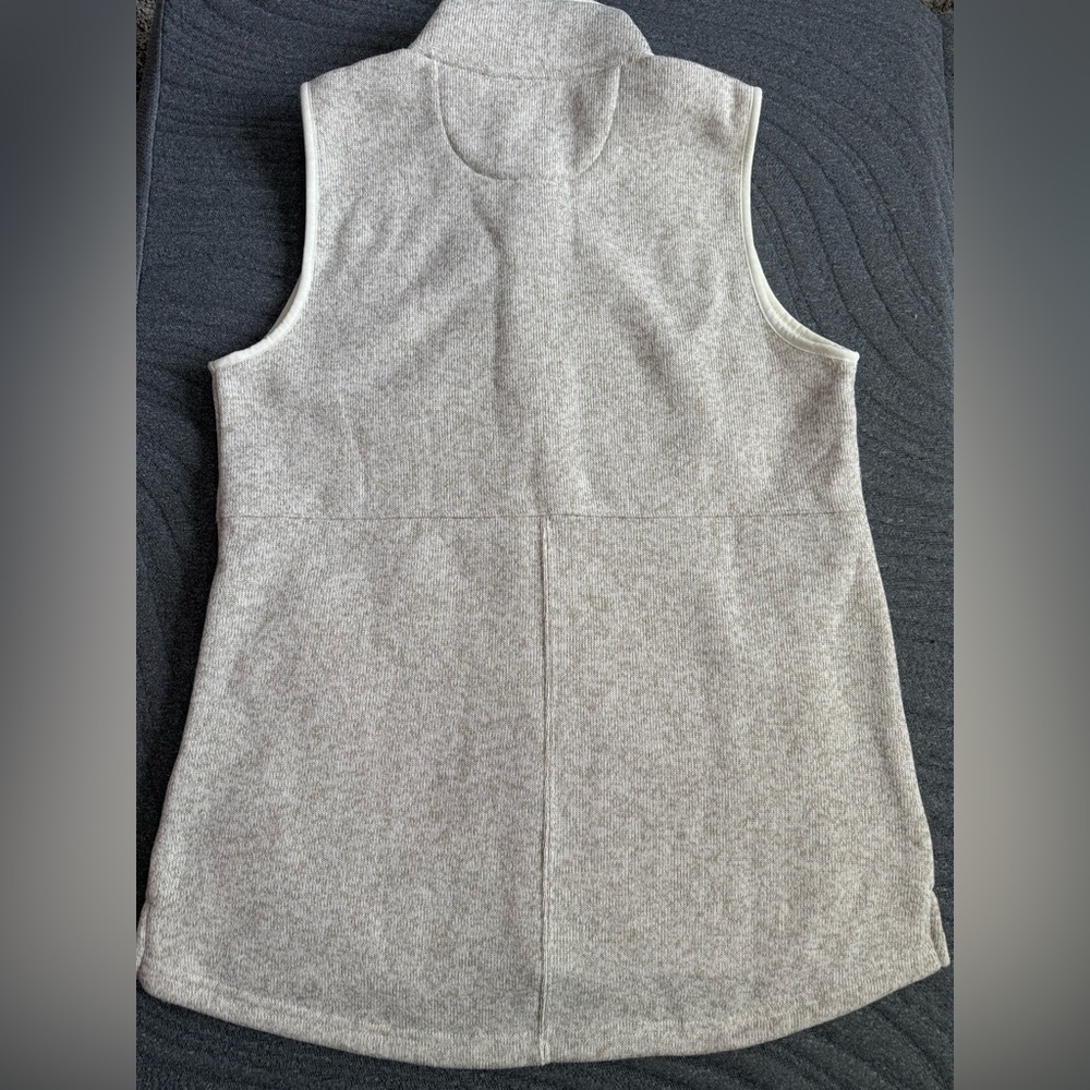 Women's L.L.Bean Sweater Fleece Long Vest size medium NWT - Picture 5 of 14